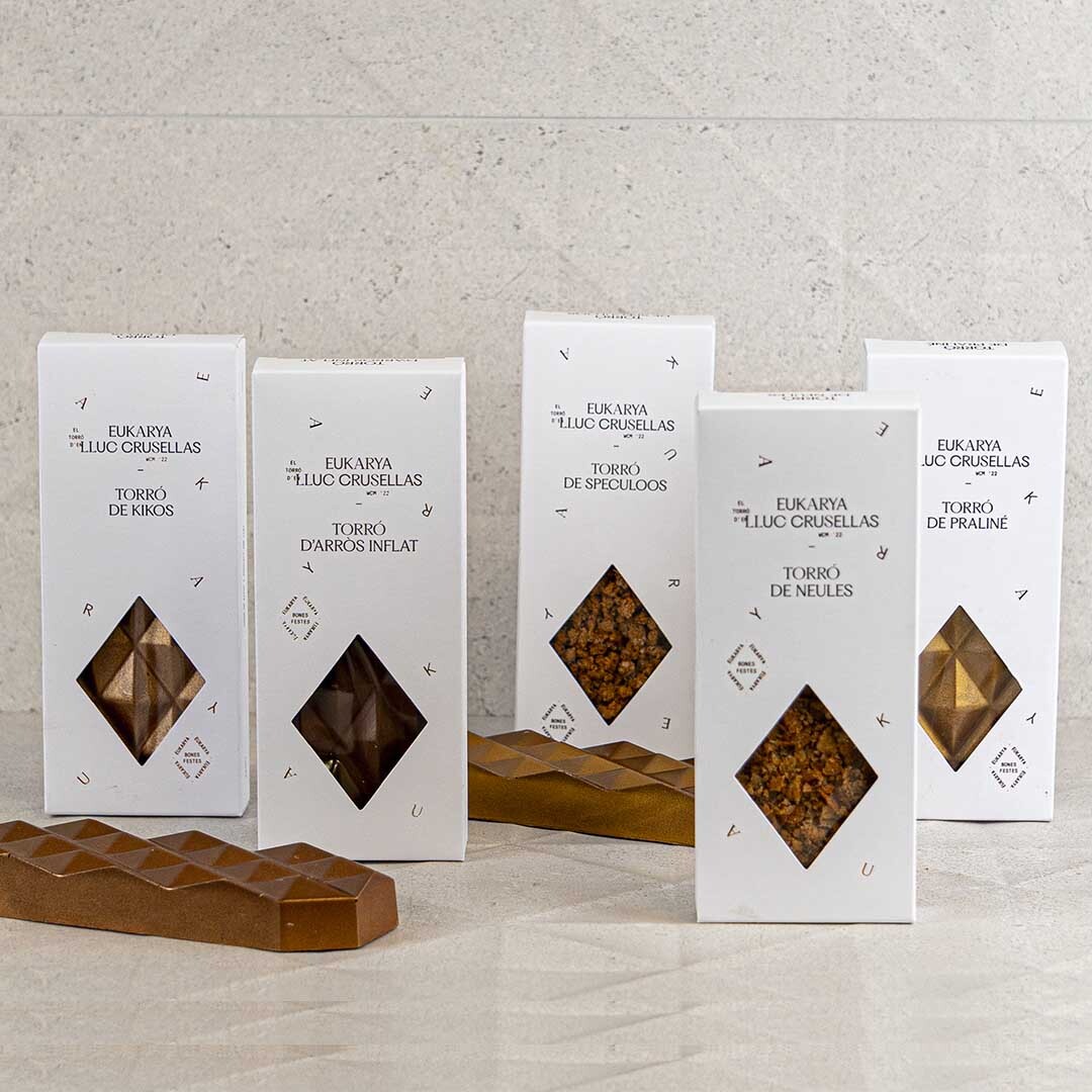 Regala els 5 torrons imprescindibles Eukarya, elaborats per Lluc Crusellas, el millor xocolater del món