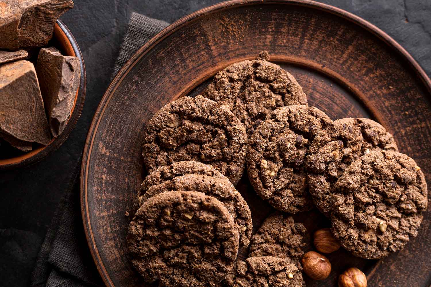 Cookies cookies de chocolate. Receta para elaborar este snack.
