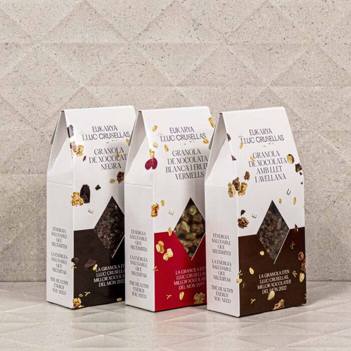 Granoles de xocolata Eukarya, la xocolata d'en Lluc Crusellas